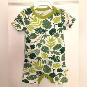 Honest Company 6-9M organic cotton shortie onesie